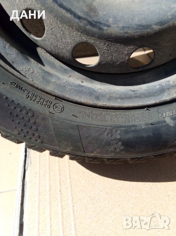  ГУМИ-  4 броя НА ЕДНА СЕДМИЦА Kumho 185/55 R 14 с метални джанти, снимка 4 - Гуми и джанти - 37216365