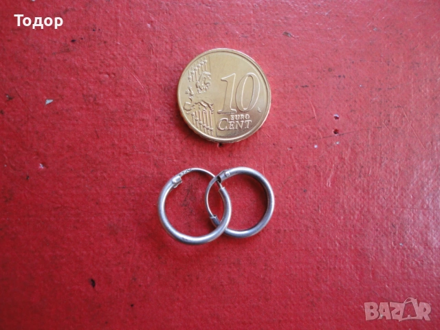 Сребърни обеци обици 925 