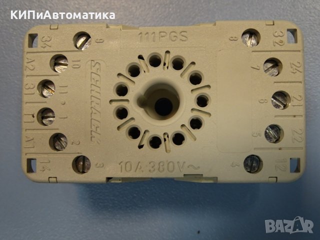 цокъл за реле SCHRACK 111PGS socket relay, снимка 4 - Резервни части за машини - 37504675