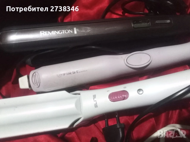 Преса за коса и чанта