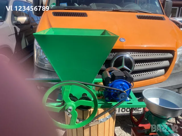 Електрическа Гроздомелачка Мелачка за Грозде 2,2kW 3000 оборота