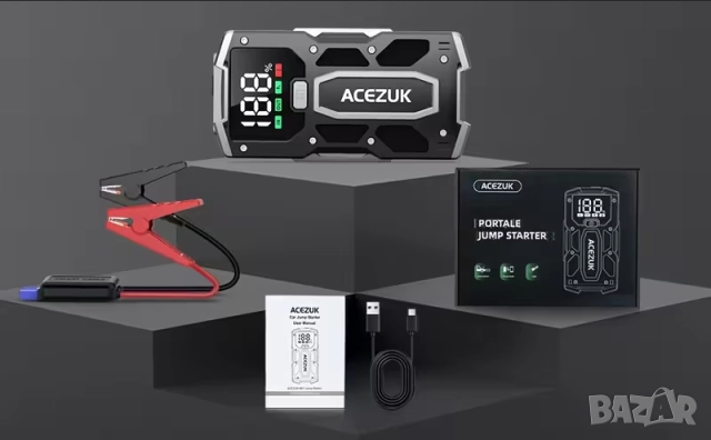 Jump Starter (бичѐ) - 12V/7000А бустер за подаване на ток и Power Bank , снимка 11 - Аксесоари и консумативи - 51944626