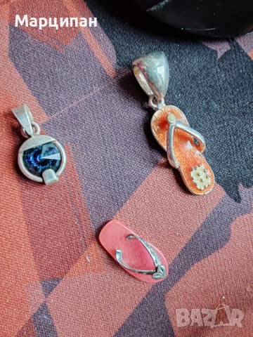 Лот сребърни висулки