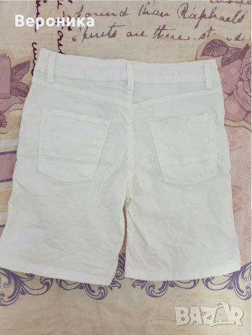 Нови къси бели дънки , снимка 2 - Къси панталони и бермуди - 29433022