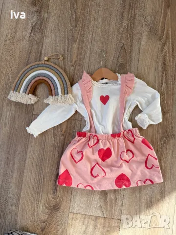 Дрехи за момиче 9-12м 74 80 см лот mayoral zara hm, снимка 15 - Комплекти за бебе - 49486338