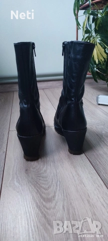 Дамски боти от естествена кожа , снимка 6 - Дамски ботуши - 53964483