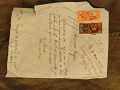 стари документи Документ Каварна -Румъния , снимка 1