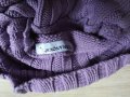 Лилав пуловер с поло на terranova , l size, снимка 10