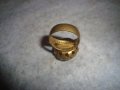 СТАРИНЕН МЕСИНГОВ РЪЧНО МАЙСТОРСКИ ИЗРАБОТЕН ПРЪСТЕН от ДИНАР РЯДЪК за КОЛЕКЦИЯ 26723, снимка 12