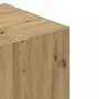 vidaXL Гардероб Artisan Дъб 80x52x180 cm Инженерна дървесина, снимка 7
