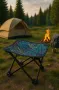 Преносима сгъваема табуретка за къмпинг, туризъм, риболов, плаж, снимка 8
