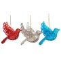 6188 Комплект коледни играчки за елха Птици, 3 броя, снимка 3