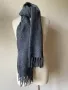 Мъжки, сив шал от 100 % агнешка вълна, снимка 6