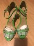 Дамски обувки номер 37 - зелени, снимка 1 - Сандали - 30434966