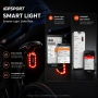 Задна SMART LED стоп светлина с радар IGPSPORT SR Mini, Bluetooth/ANT+, IPX7, снимка 10