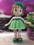 Плетена играчка Кукла Белла, Ръчно изработена, Перфектен подарък, снимка 11