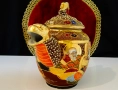 Кана японски порцелан Satsuma,Дракон,злато,500 мл. , снимка 2