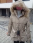 Adrexx Дамско Бежово Зимно Яке С Качулка Код SV-55, снимка 2