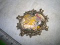 РАЗКОШЕН АВТОРСКИ РЕТРО - АР ДЕКО БРОНЗОВ МЕДАЛЬОН УНИКАТ с ИНИЦИАЛИ на ХУДОЖНИКА 31385, снимка 11