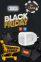 Wifi Смарт Контакт Tuya Smart Life Black Friday, снимка 1