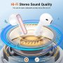 Нови Безжични Bluetooth 5.3 слушалки водоустойчиви за iOS Android, снимка 4