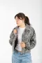 Дамско Късо Яке Leopard bomber jacket, снимка 2