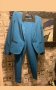 ATMOSPHERE  син дамски костюм#slim fit# комплект от панталон и сако , снимка 2