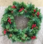 Голям коледен венец за декорация, 45 см.  , снимка 3
