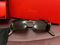 НОВИ Слънчеви очила Cartier безрамкови с пълен комплект аксесоари, снимка 2