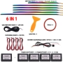 RAINBOW LED амбиентно осветление за автомобили с RGB 256 цвята, 6 IN 1, снимка 2