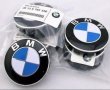 4 бр. капачки за джанти BMW 68 мм лого емблема БМВ прахова защита цветни за украса лого синьо бяло т, снимка 4