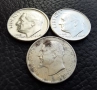 Стари сребърни монети 2 броя даймове 1964 и 50 ст.1913 г. Прекрасни !, снимка 10
