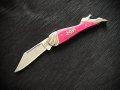 Колекционерски, удобен сгъваем джобен нож. Small Leg Knife Hot Pink (RR971), снимка 1
