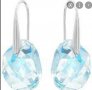 Сваровски SWAROVSKI обеци оригинални небесно син камък, снимка 3
