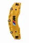 Метални капаци за спирачни апарати M Power – BMW 1, 3, 5, X5, X6 – 4 броя, златисти, снимка 3