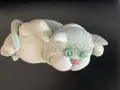 Керамична фигурка на дебела мързелива котка. , снимка 2