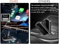 Нов Безжичен CarPlay Адаптер 2026 Apple CarPlay Android Auto iPhone iOS 10+ за кола, снимка 4
