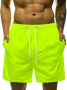 Мъжки
неонови шорти за плуване и спорт, снимка 1 - Къси панталони - 44715397