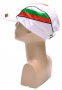 Шапка с козирка, декорирана с цветовете на българското знаме и надпис - България. Регулируема лента , снимка 4