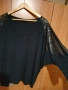 3 xl КРАСИВА ЧЕРНА БЛУЗА ОТ ФИНО ПЛЕТЕВО С ЧЕРНИ ПАЙЕТИ НА ПРИЛЕП РЪКАВИТЕ , снимка 6