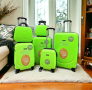 пътнически куфар комплект 6бр 100% ABS+разширение 5см/4 колела 360°, снимка 6