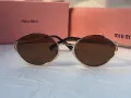 Miu 2024 дамски слънчеви очила елипса овални кръгли 4 цвята, снимка 14