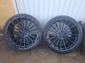 Джанти 22 цола 22x11.5J ET38 с гуми Continental 335/25 ZR22 – 4 броя - свалени от BMW X5, снимка 3