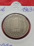 Монета 1 лев 1969г. от соца 25 години Социалистическа революция за колекция - 24990, снимка 11