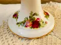 ROYAL ALBERT Красив свещник от костен порцелан от Англия , снимка 3