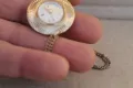 СССР дамски часовник ''Чайка'' медальон /17 камъка/, снимка 12