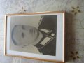Стара снимка картина немски офицер войник 3 Райх, снимка 3