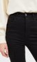 дамски черни дънки със странични джобове и висока талия, снимка 2
