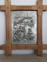 Стара немска релефна и гравирана оловно цинкова картина, снимка 5