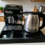 Комплект електрическа кана Voltz с поднос за кафе и чай, снимка 2